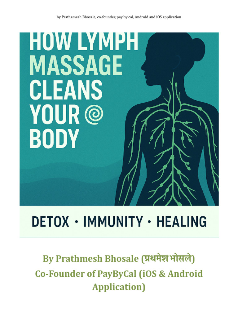 Understanding Lymphing for Wellness | PDF | Lymph | Breathing