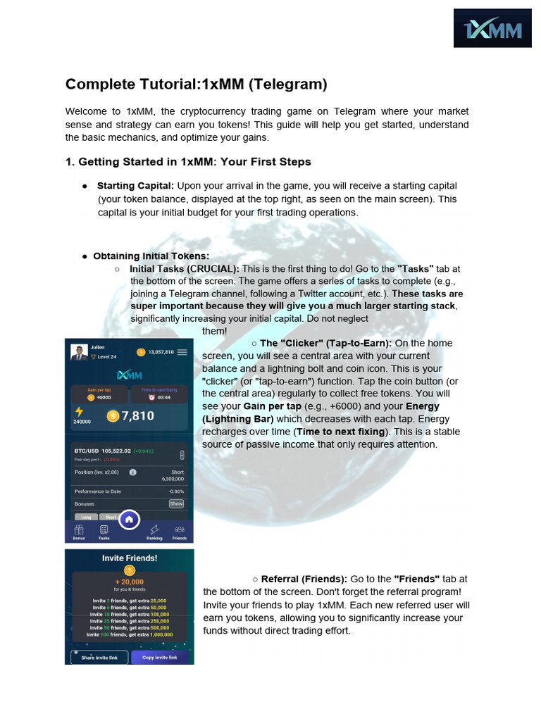 1xMM Game Tutorial | PDF | Icon (Computing) | Leverage (Finance)