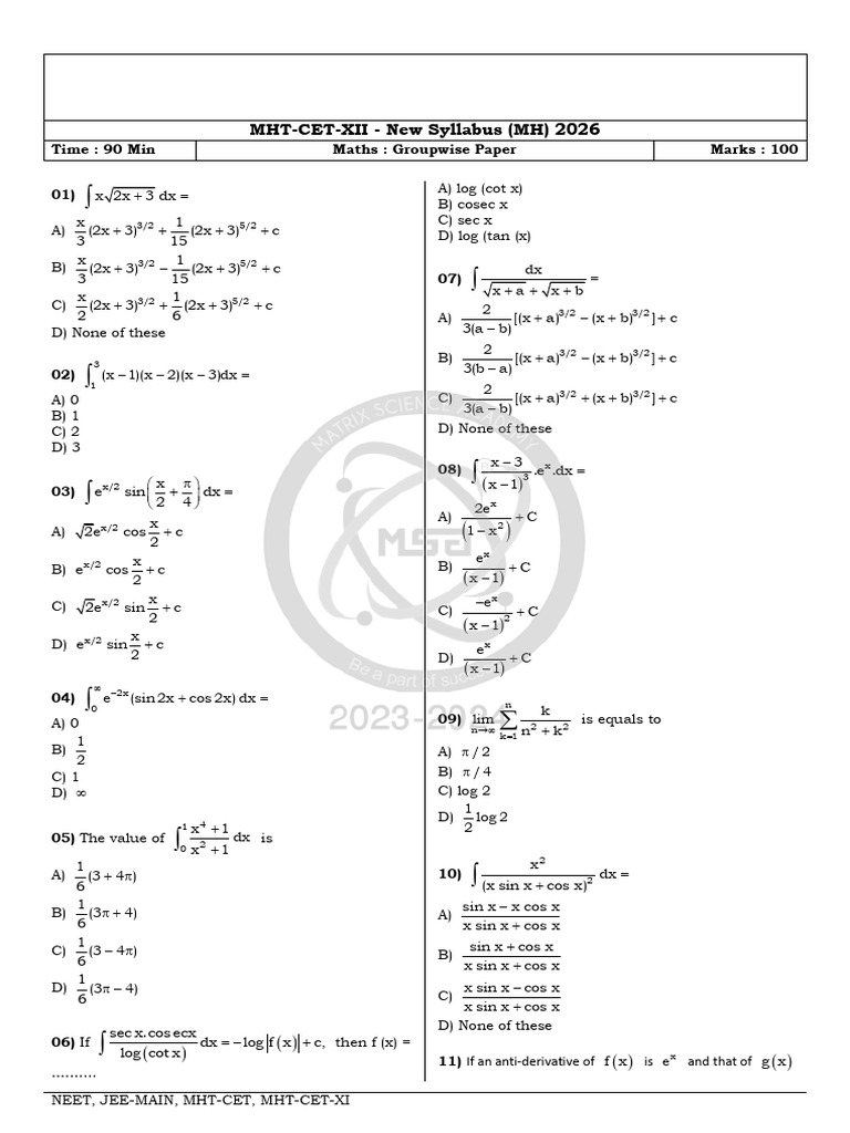 207649 Int Def Int Paper | PDF | Trigonometric Functions | Triangle ...