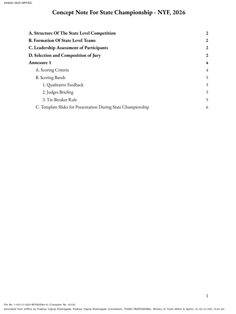 Revised Concept Note for PPT | PDF | Creativity