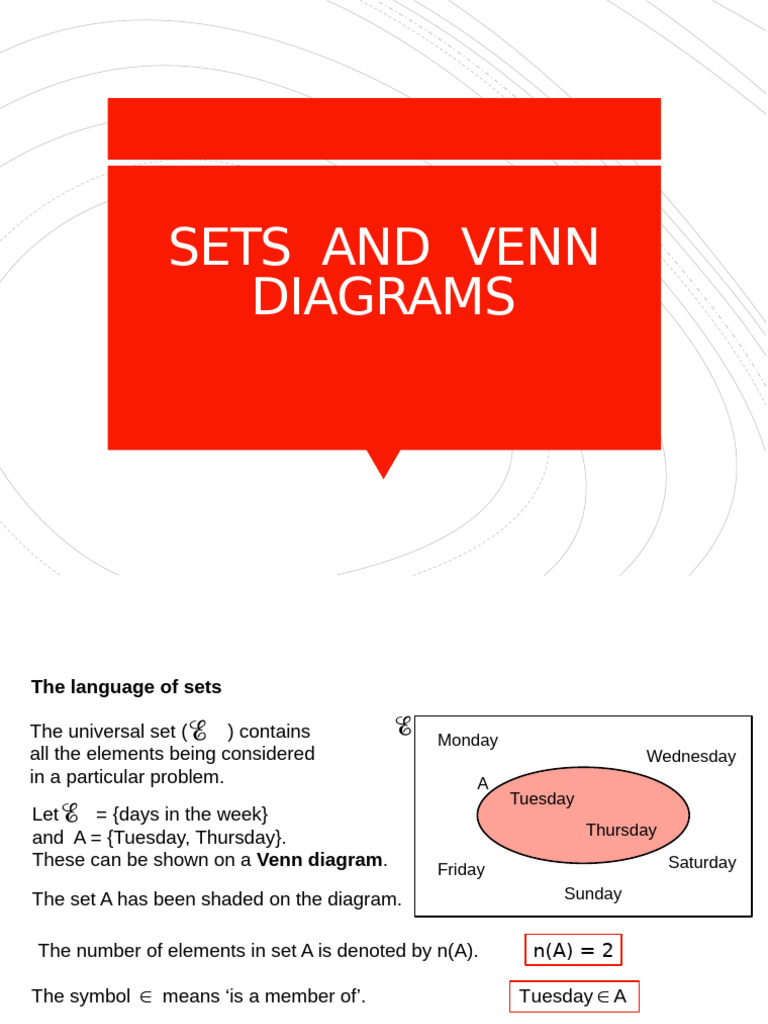 Understanding Sets and Venn Diagrams | PDF