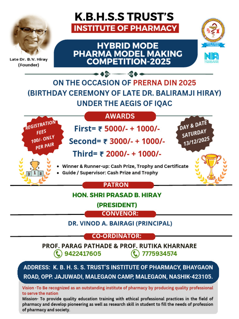 Pharma Model Making Competition 2025 | PDF | Chess | Chess Theory