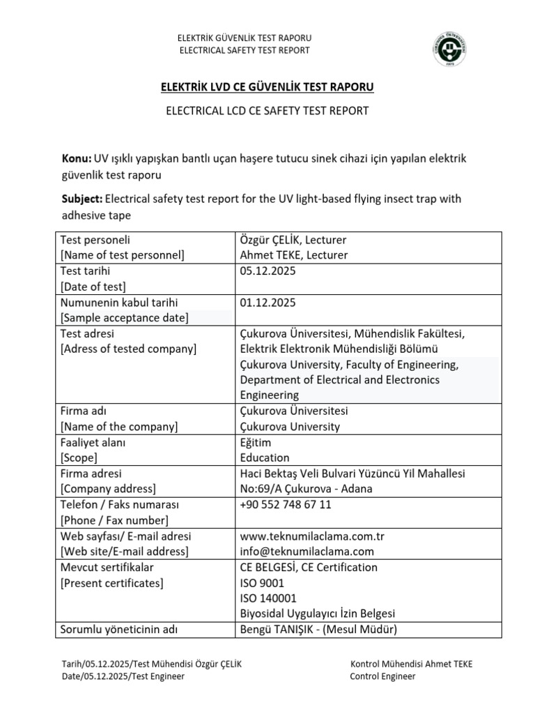 LVD Rapor | PDF