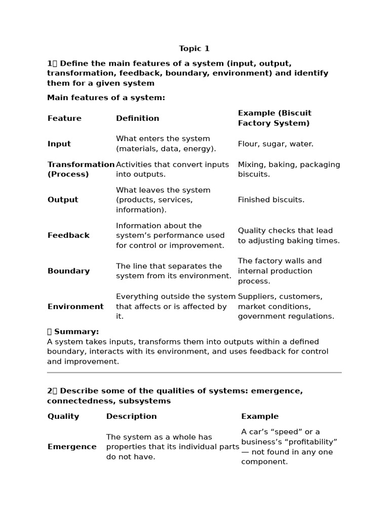 Understanding System Features and Problem Types | PDF | System ...