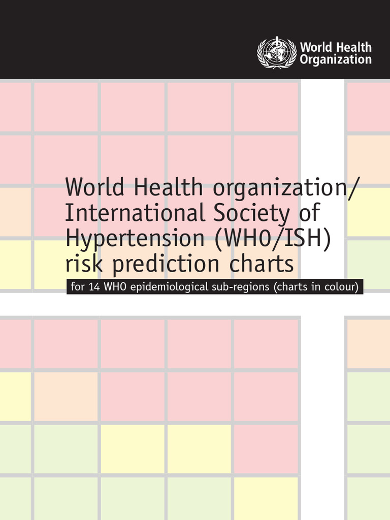 WHO/ISH Cardiovascular Risk Charts | PDF | Hypercholesterolemia ...