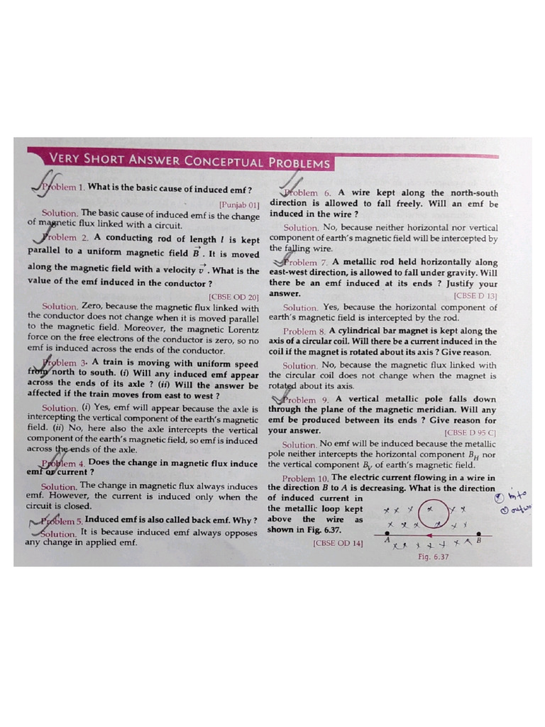 Xii- Ch-6 Vsa & Sa Questions | PDF