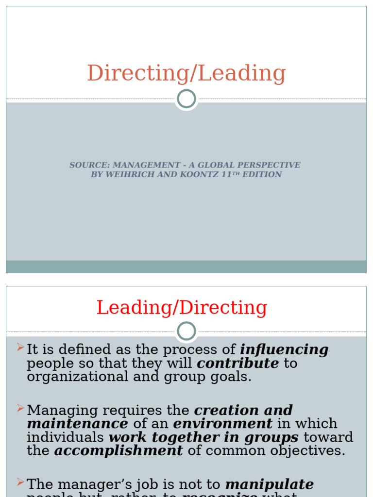 Understanding Motivation in Management | PDF | Leadership | Motivational