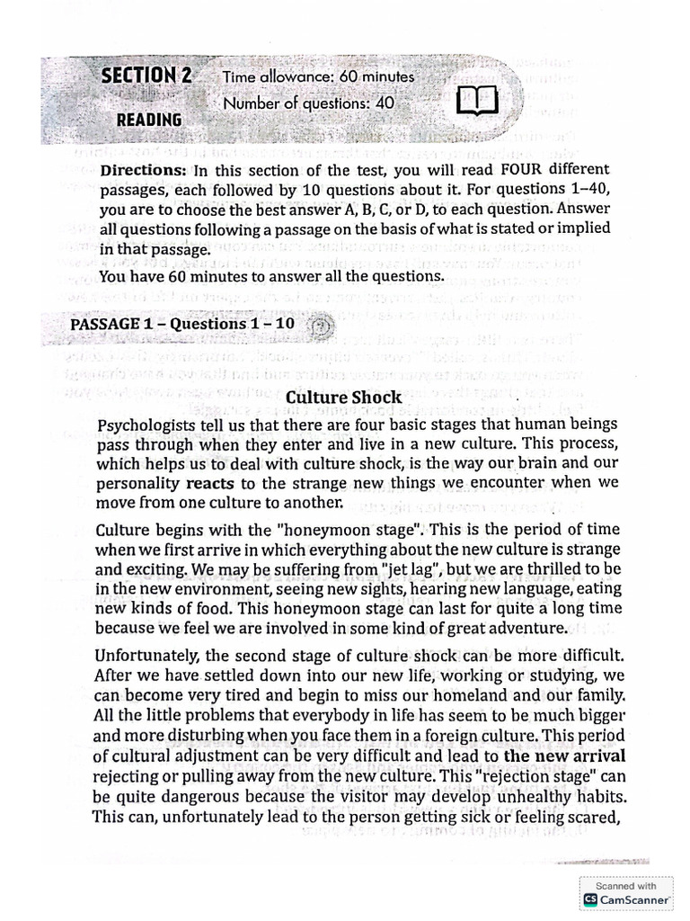 Reading Practice 1 | PDF
