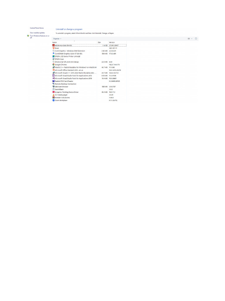 Control Panel | PDF