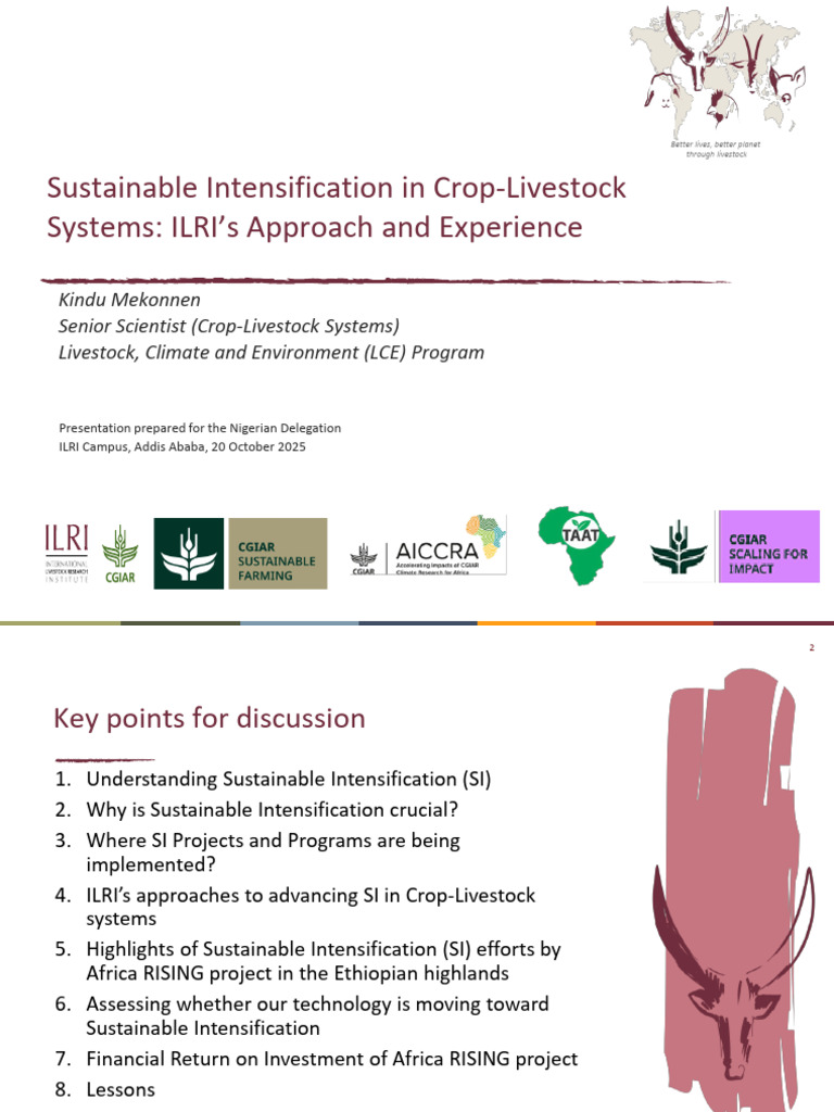 Sustainable Intensification in Livestock Systems | PDF | Intensive ...