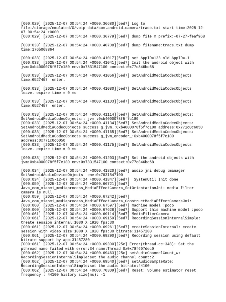 Android Media Codec Initialization Log | PDF | Shader | Computing