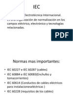 IEC y NOM normas eléctricas