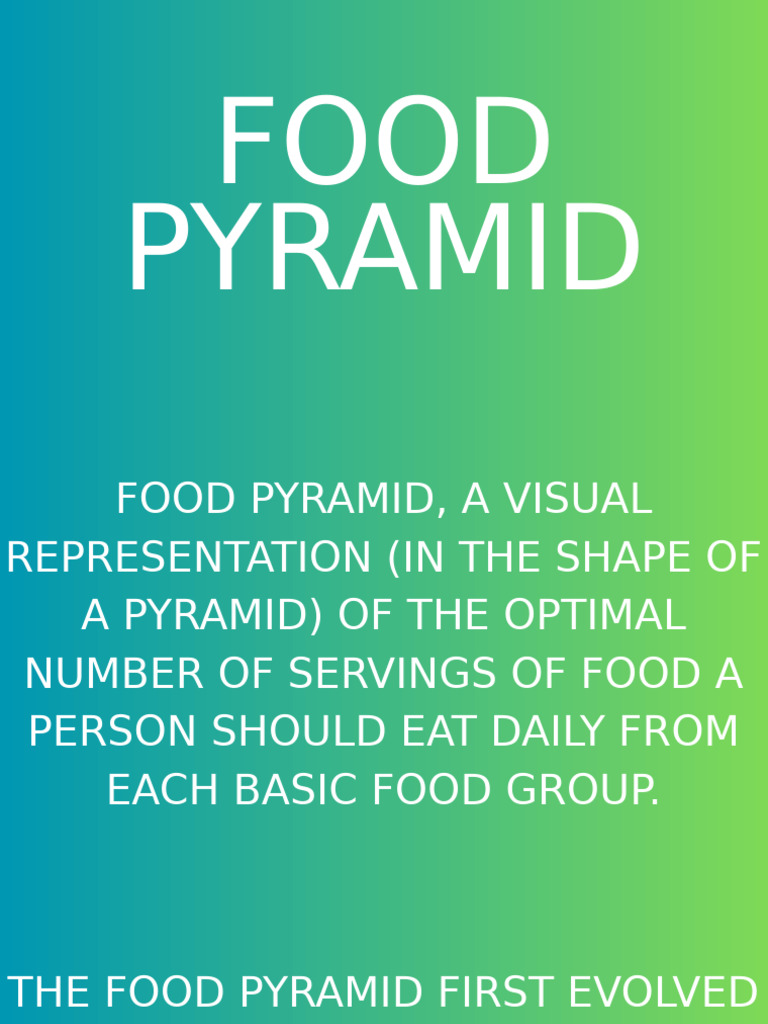 History and Evolution of the Food Pyramid | PDF | Foods | Cooking