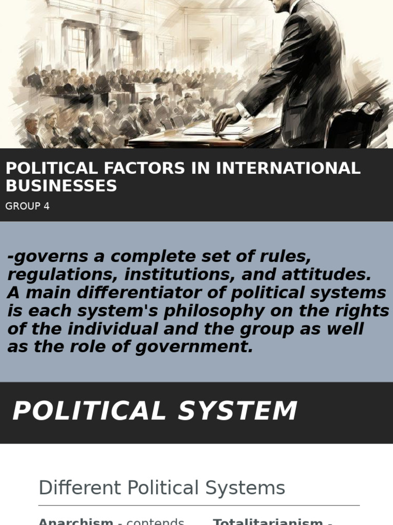 Political Factors in International Businesses | PDF | Sharia ...