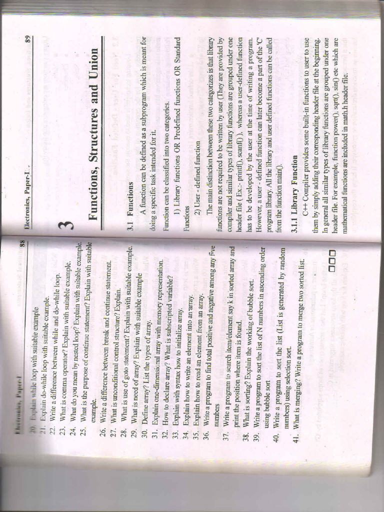 Sem Vi p1 Unit 3 4 | PDF