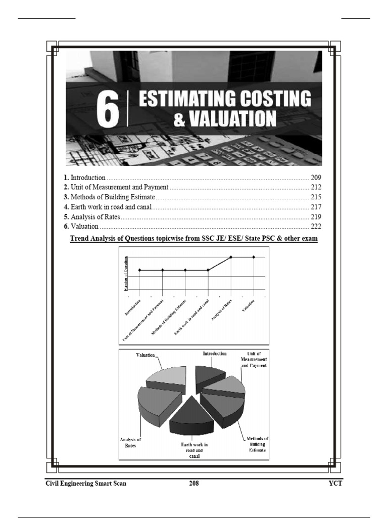 Civil Engineering Estimation Techniques | PDF | Volume | Area