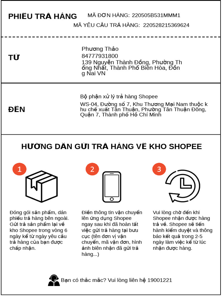 Shipping Label 220528215369624 | PDF
