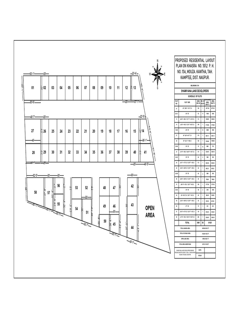 Proposed Residential Layout Plan | PDF