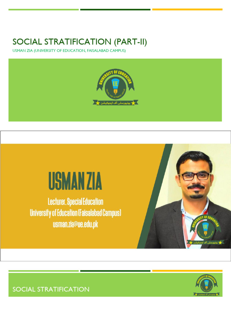 Understanding Social Stratification Systems | PDF | Social ...
