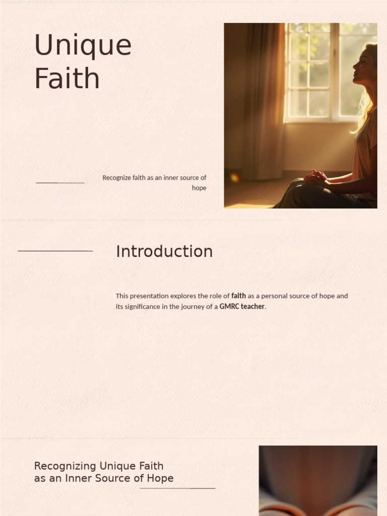 Unique Faith | PDF