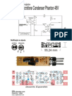 Projeto Microfone Condenser Phanton 48V Projeto Completo - II