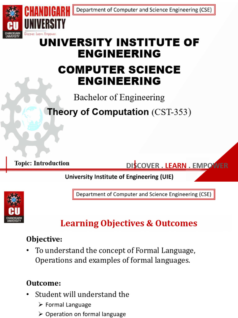 lecture 4 | PDF | String (Computer Science) | Mathematical Logic