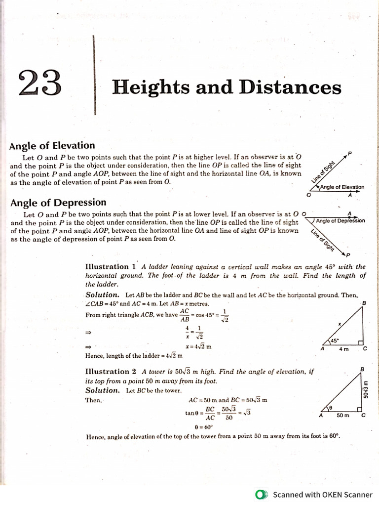Height and Distance | PDF