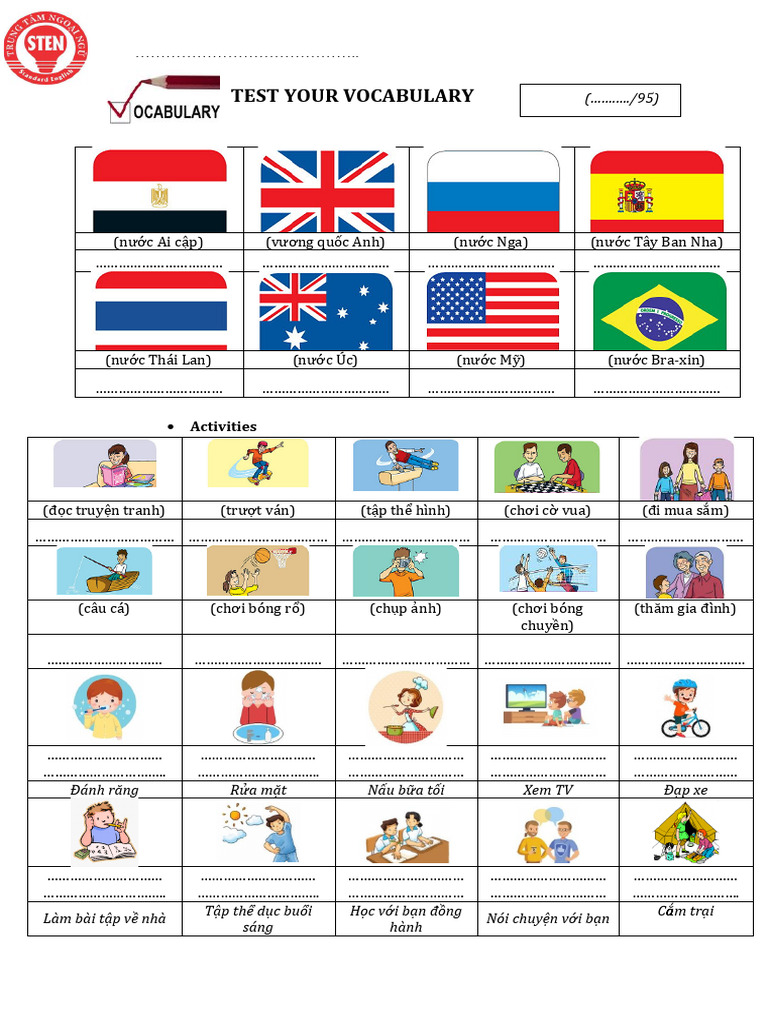 Day 20 - Test Vocab - KEY | PDF