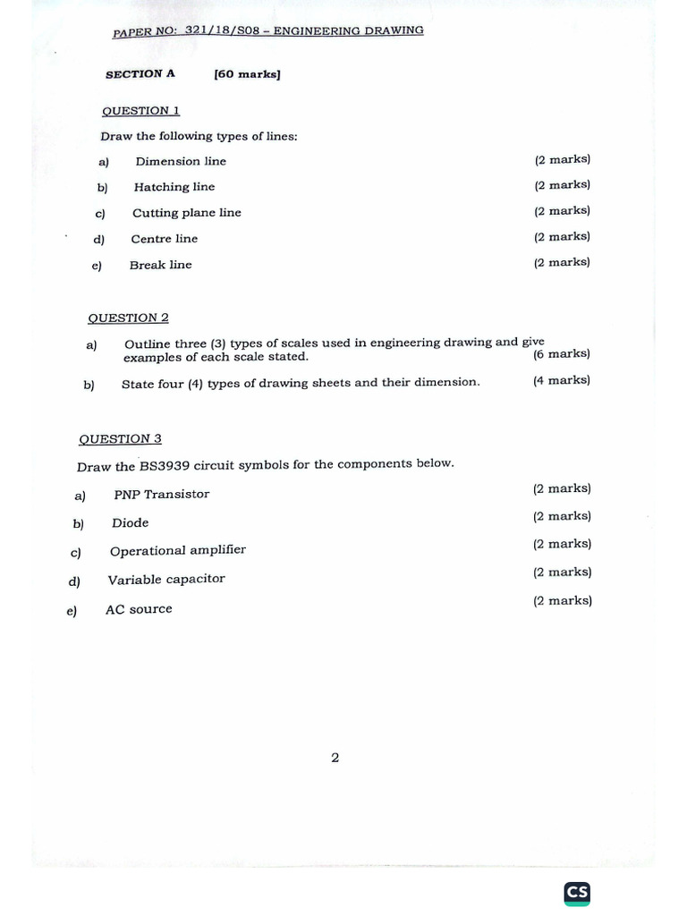 Drawing Practical 2 Due 15 October | PDF
