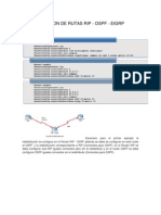 Redistribucion de Rutas Rip Eigrp Ospf