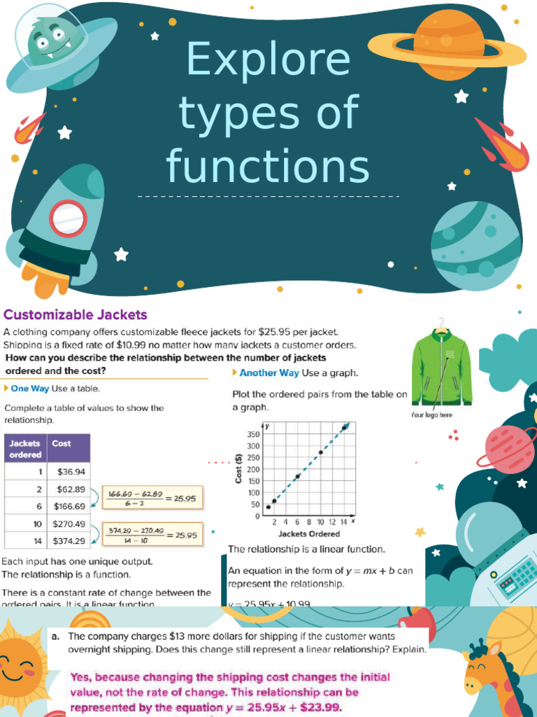 Unit 4-4 Explore Types of Functions | PDF