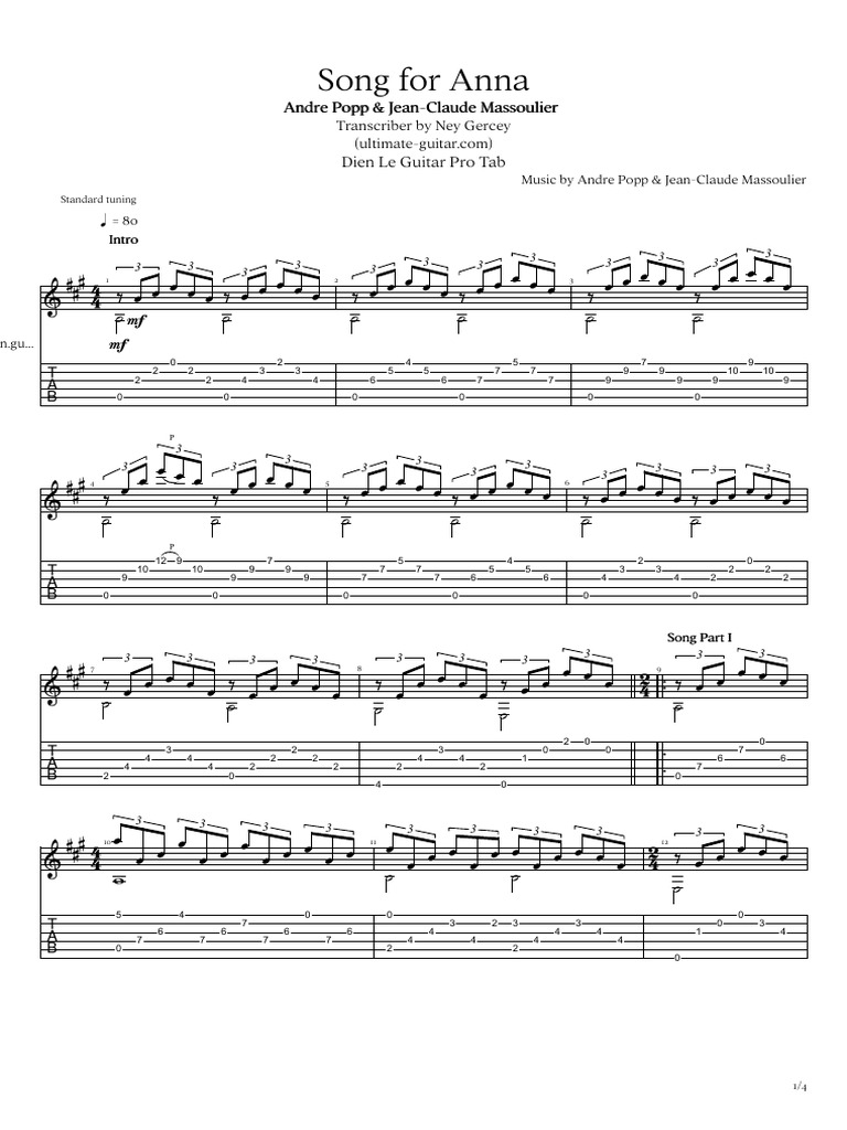 Guitar Tab for 