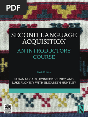 Second Language Acquisition 第５版 Second Language Acquisition Textbook | PDF | Second Language