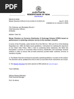 RBI Guidelines for Note and Coin Exchange | PDF | Reserve Bank Of India ...