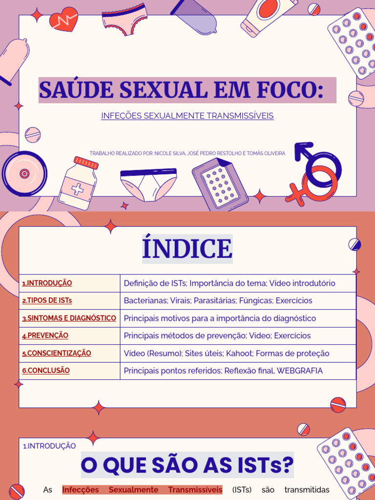 ISTs: Tipos, Sintomas e Prevenção | PDF | Infecção sexualmente ...