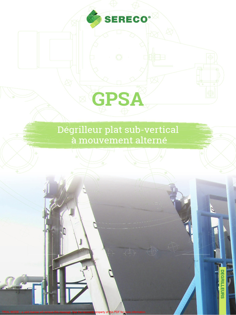 Dégrilleur GPSA : Efficacité et Robustesse | PDF