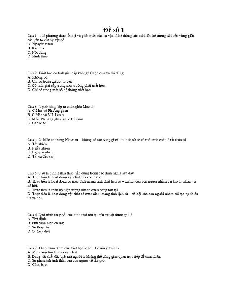 De So 1 | PDF