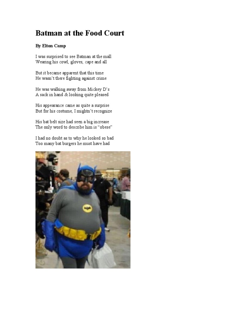Batman's Fast Food Adventure | PDF | Batman | Violence