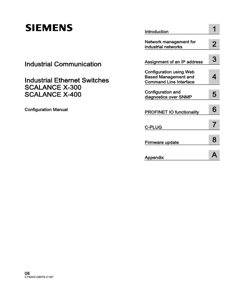 SCALANCE X-300/X-400 Configuration Guide | PDF | Ip Address | Computer ...