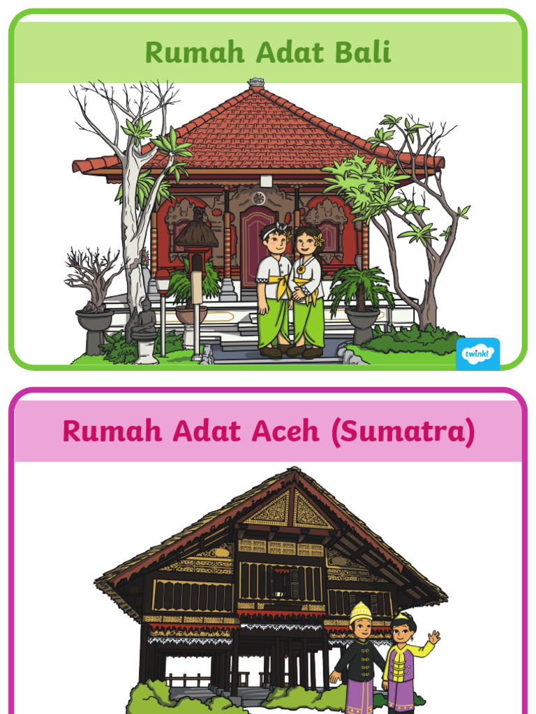 Rumah Adat Indonesia: Ragam dan Ciri | PDF