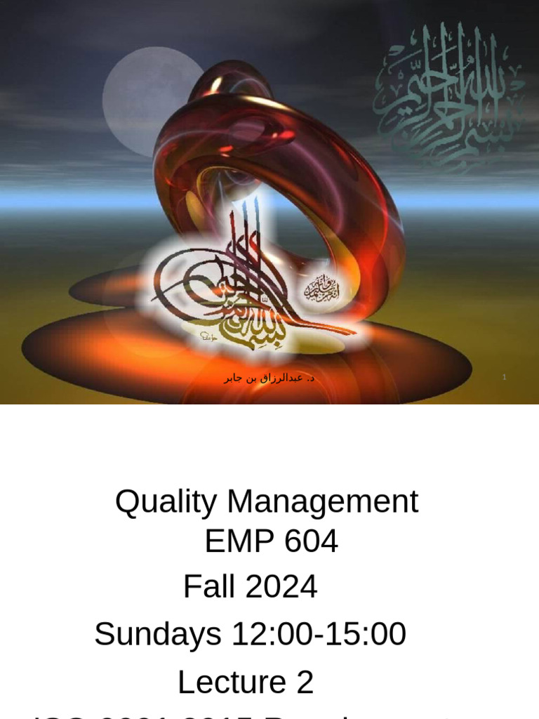 ISO 9001:2015 Quality Management Overview | PDF | Quality Management ...