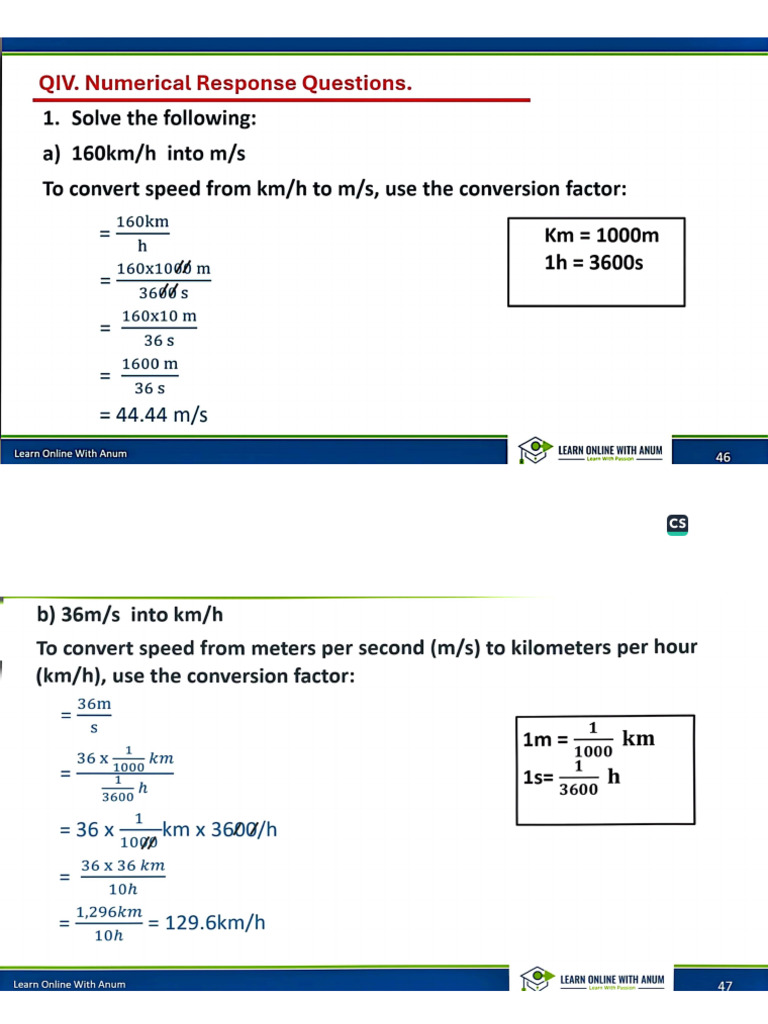 Numericals Chapter 2 | PDF