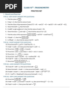 Trigonometry Questions with Solutions | PDF | Trigonometric Functions ...
