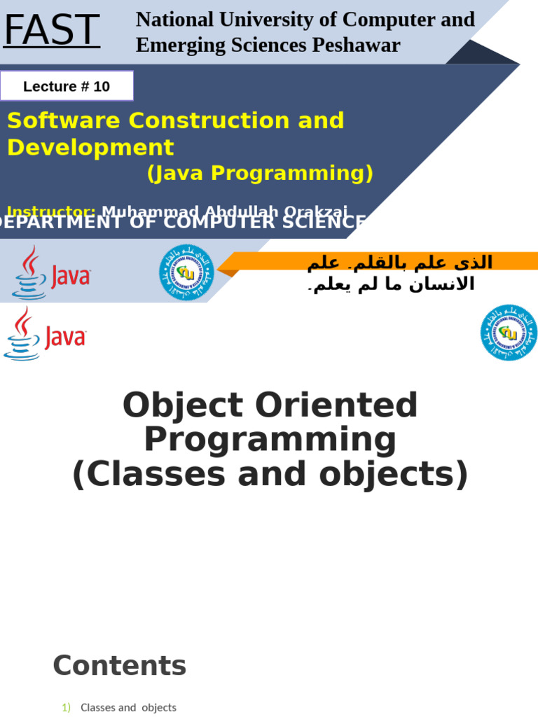 Java OOP: Classes, Objects, and Constructors | PDF | Class (Computer ...
