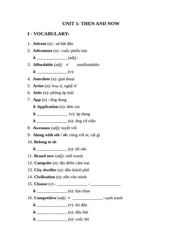 UNIT 1 | PDF