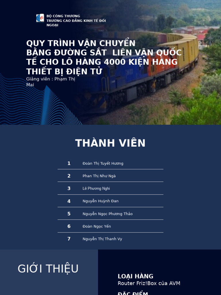 Quy Trinh Van Chuyen 4000 Kien Hang Thiet Bi Dien Tu | PDF