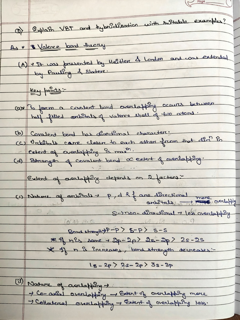 VBT & Vsepr | PDF