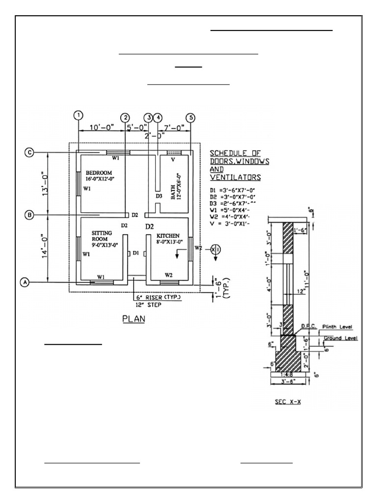 Load Bearing Structure Estimation Guide | PDF | Length | Quantity