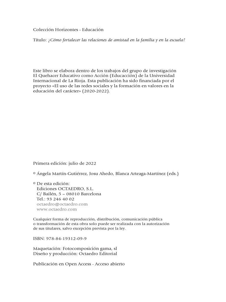 Fomentar la empatía en educación escolar | PDF | Empatía | Las emociones