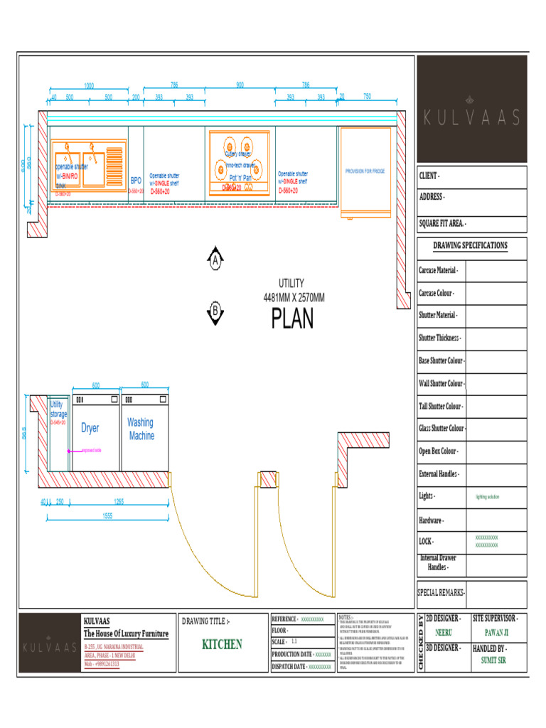 Kitchen Design Specifications Document | PDF | Domestic Implements | Home